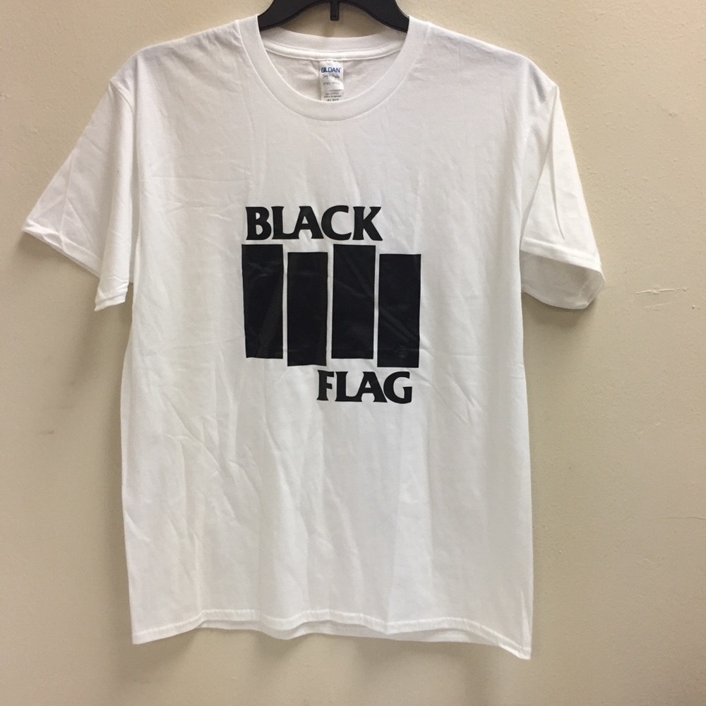 Gloss print Black Flag shirt NWOT